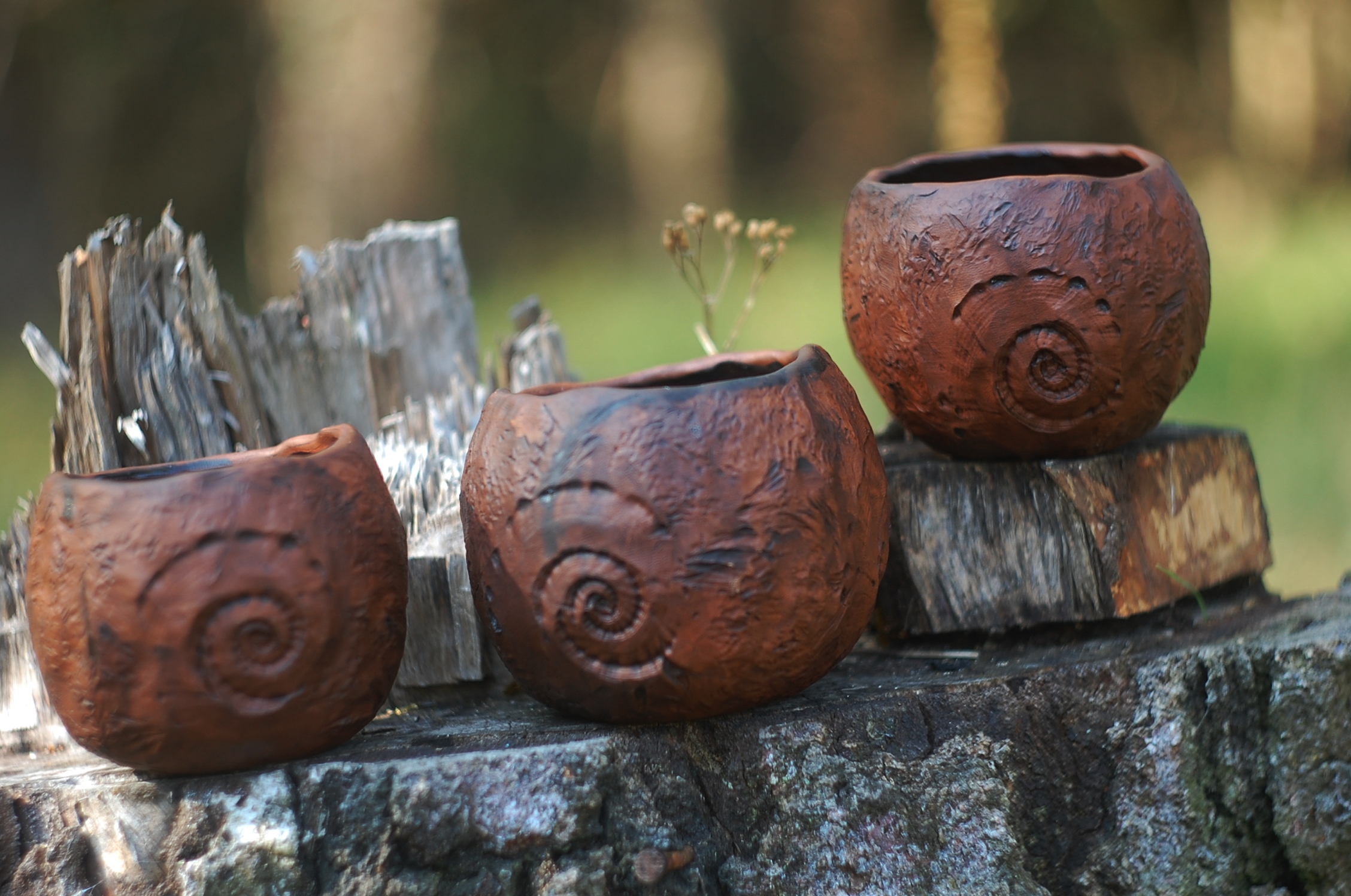Handmade pottery mug "Sea" ~11oz