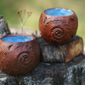 Handmade pottery mug "Sea"