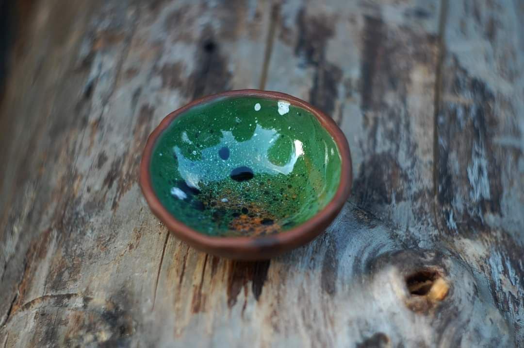 Pottery tea ceremony bowl (3 Pcs)