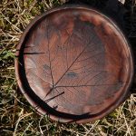 Pottery saucer "Maple"