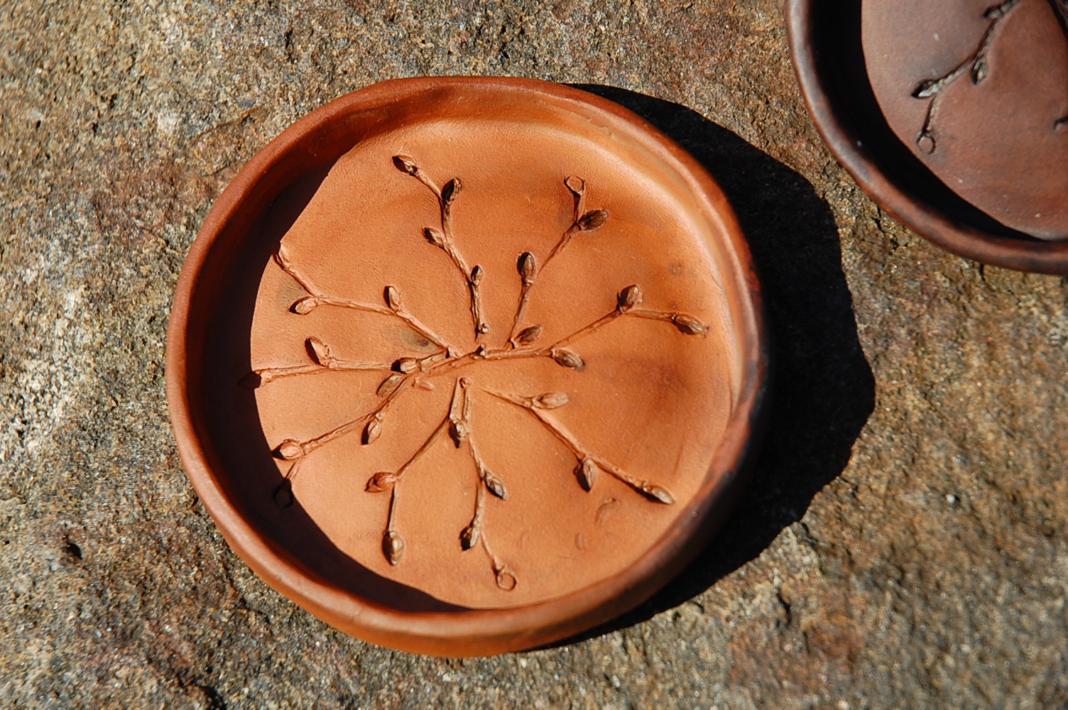 Pottery saucer "Spring"