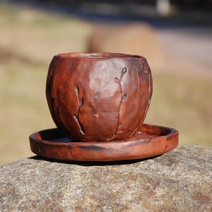 Pottery mug Spring